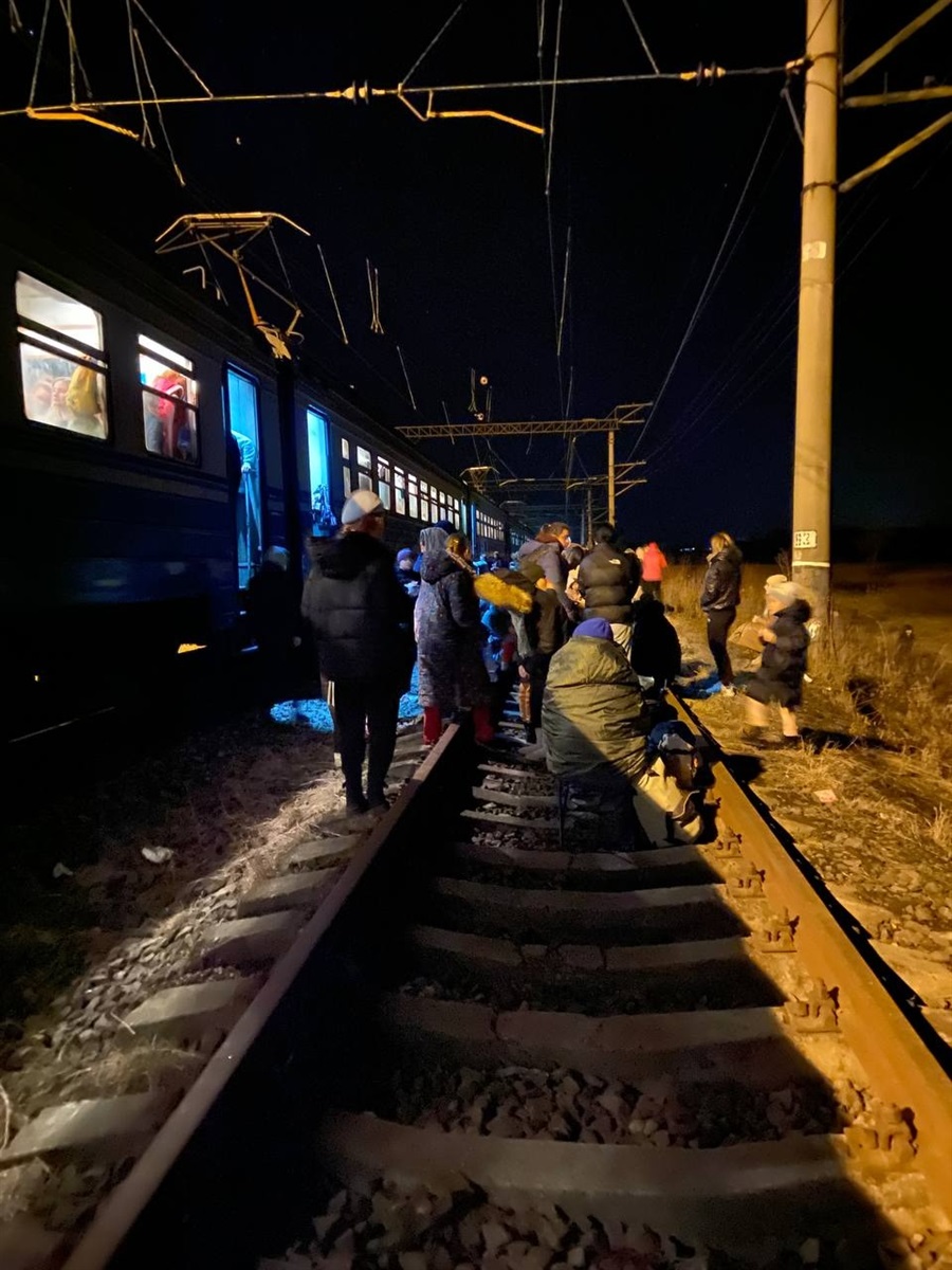 евакуаційний поїзд 