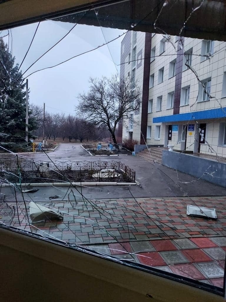 Обстрел областной детской больницы.