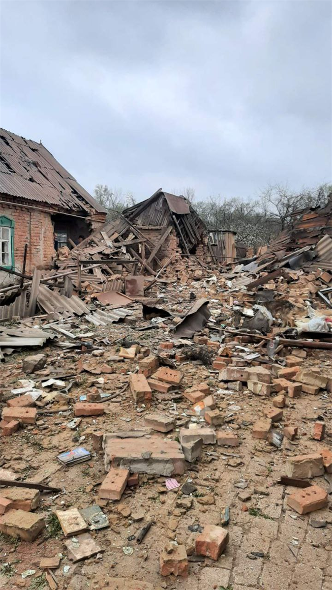 Зруйнований будинок у Нью-Йорку. Фото не з місця подій, руйнування в іншому районі. 