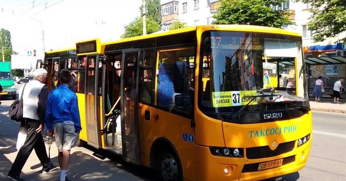 Громадський транспорт у Чернігові поїде з 19 травня за дев'ятьма тимчасовими маршрутами