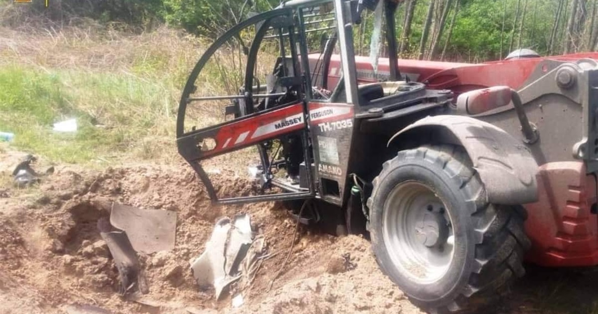 В Чернігівському районі підірвався тракторист