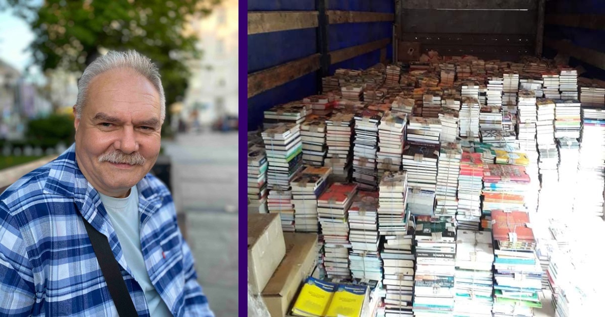 Я вивіз більше 25 тисяч книг із “Книгарні Є” у Слов'янську. Рятувати їх теж важливо — і ось чому
