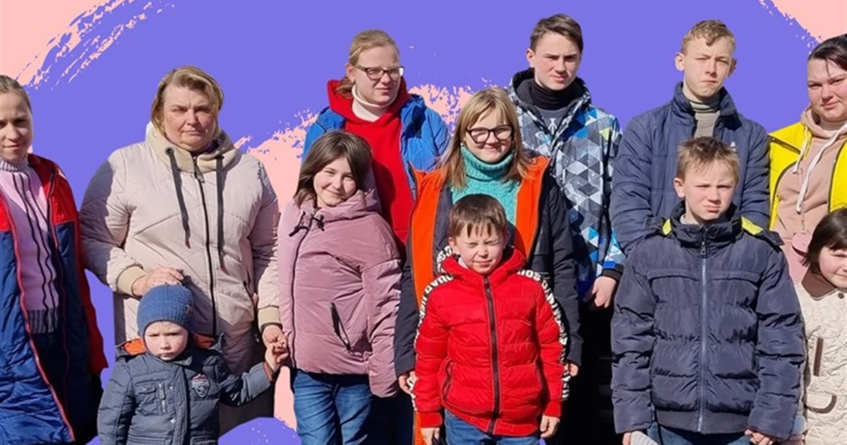 Her house burned down, her husband died. Evacuation story of a mother of 11 children from Rubizhne
