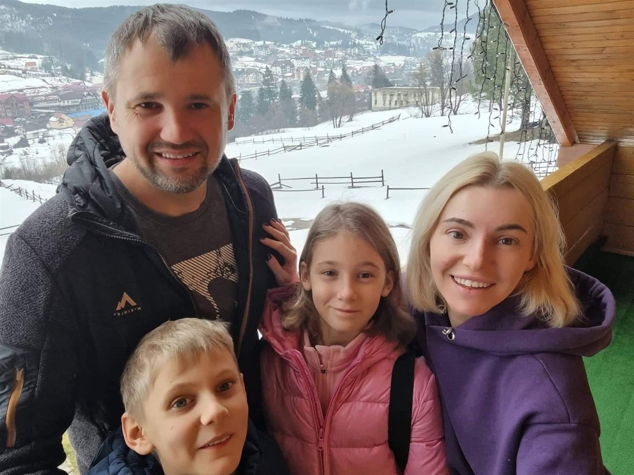 Олександр Безуглий та його сім'я