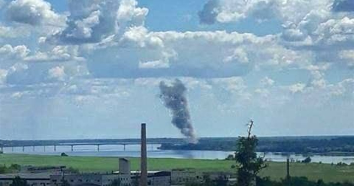 У Херсоні горить черговий склад окупантів, росіяни в паніці – СтратКом ЗСУ