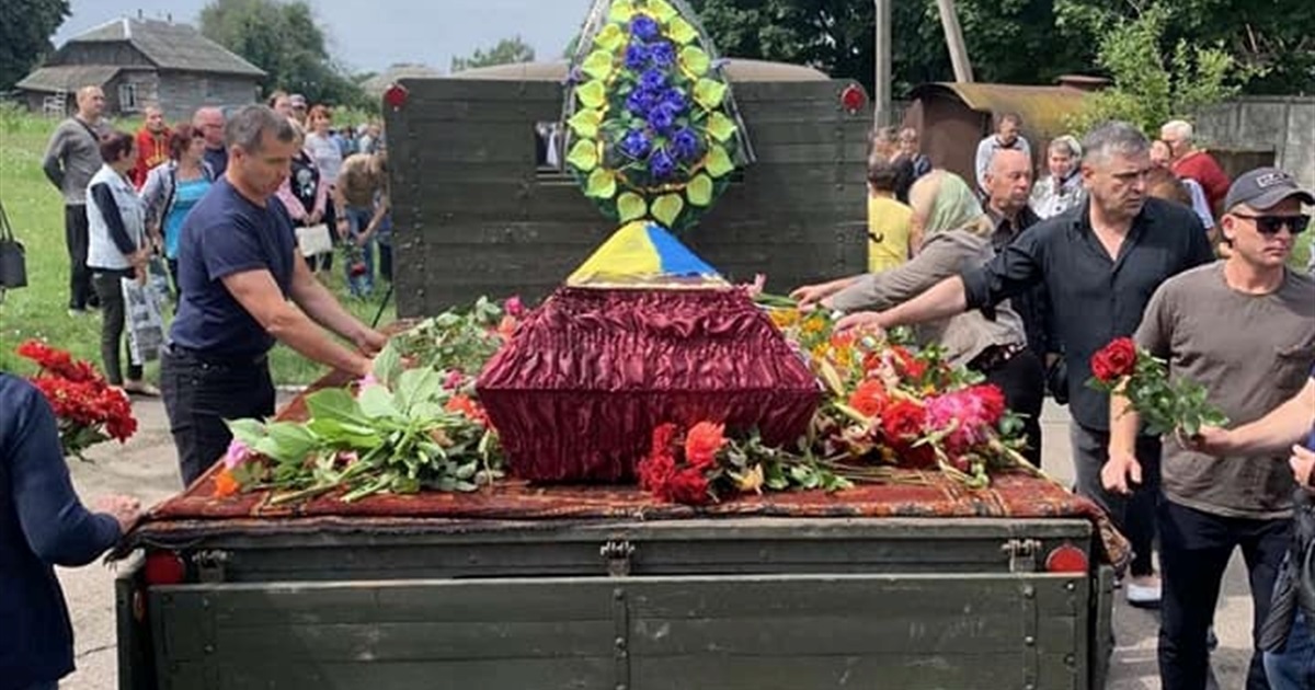 Ріпкинщина провела в останню путь Захисника Андрія Сєрого, який загинув на Херсонщині