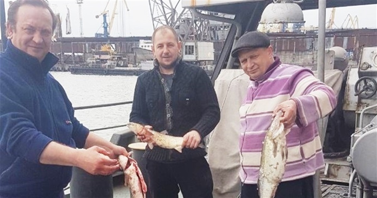 I was in the blockade in Mariupol for a month. We fished to survive, and women baked bread