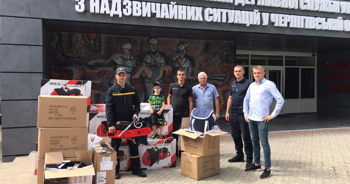 Бензорізи та термосумки: благодійна допомога чернігівським рятувальникам від USAID