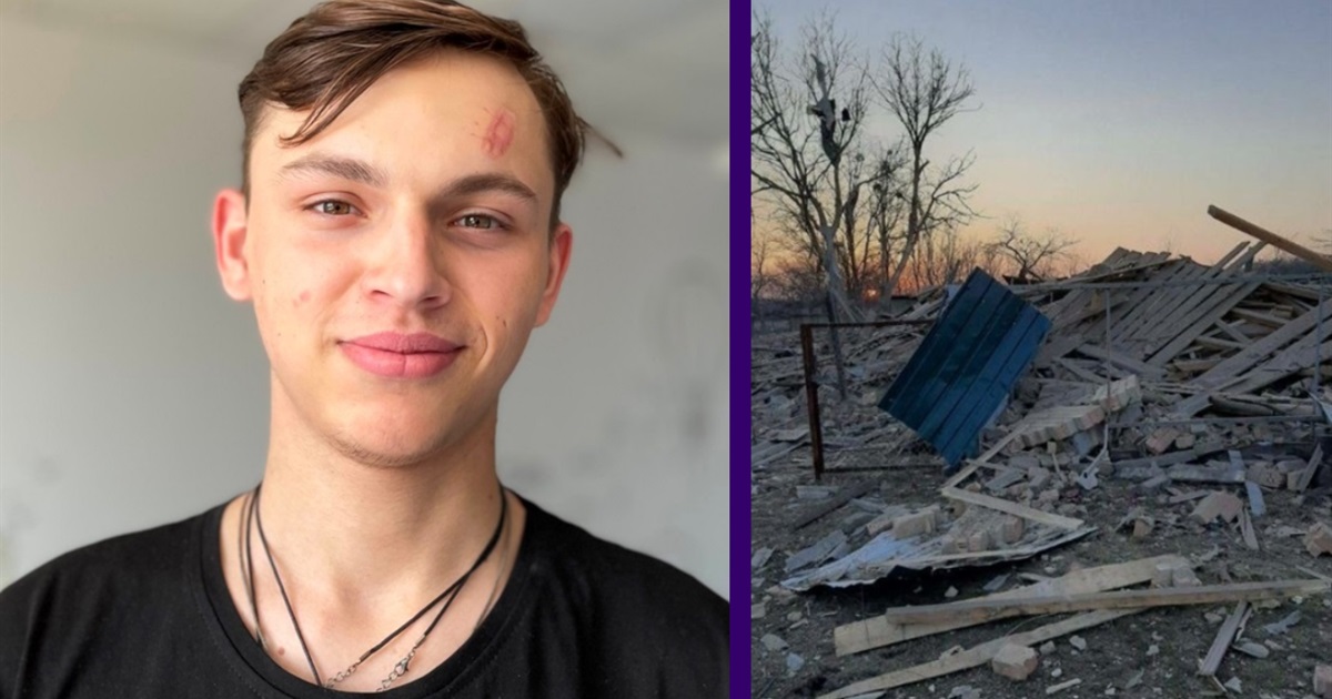 18-річний Павло ледь не загинув від російської міни. Він допомагав евакуювати людей на сході