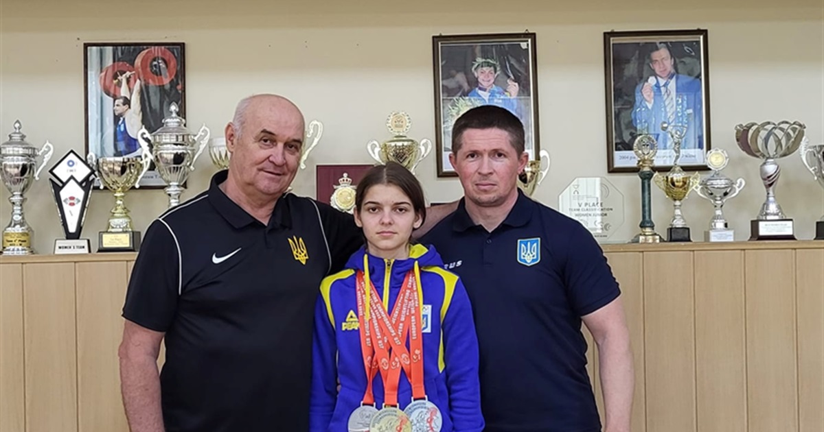 16 річна спортсменка з Попасної стала срібною призеркою Чемпіонату Європи з важкої атлетики