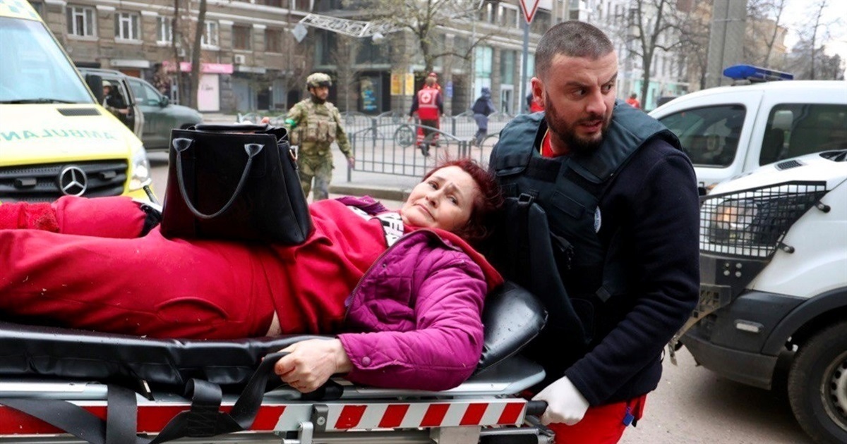 A Syrian rescuing people at war. Akhmad chose not to leave Ukraine, the country that sheltered him