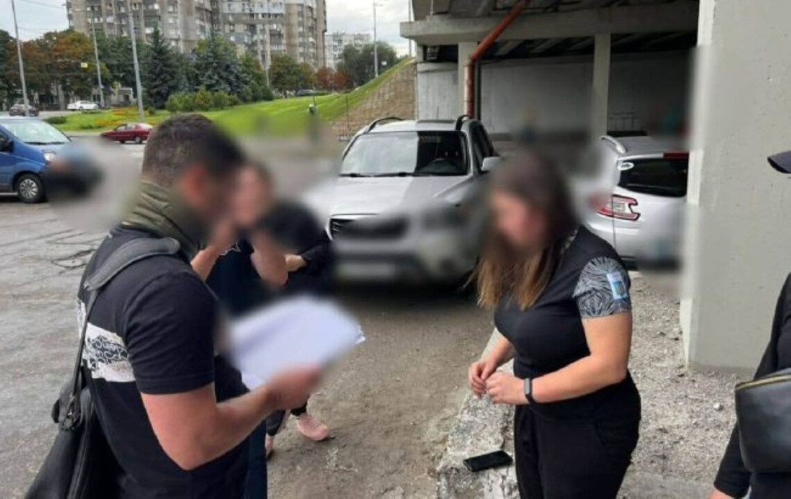 Затримання корегувальниці з Києва 