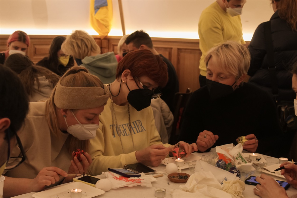 Майстер-клас із писанкарства у церкві святої Варвари