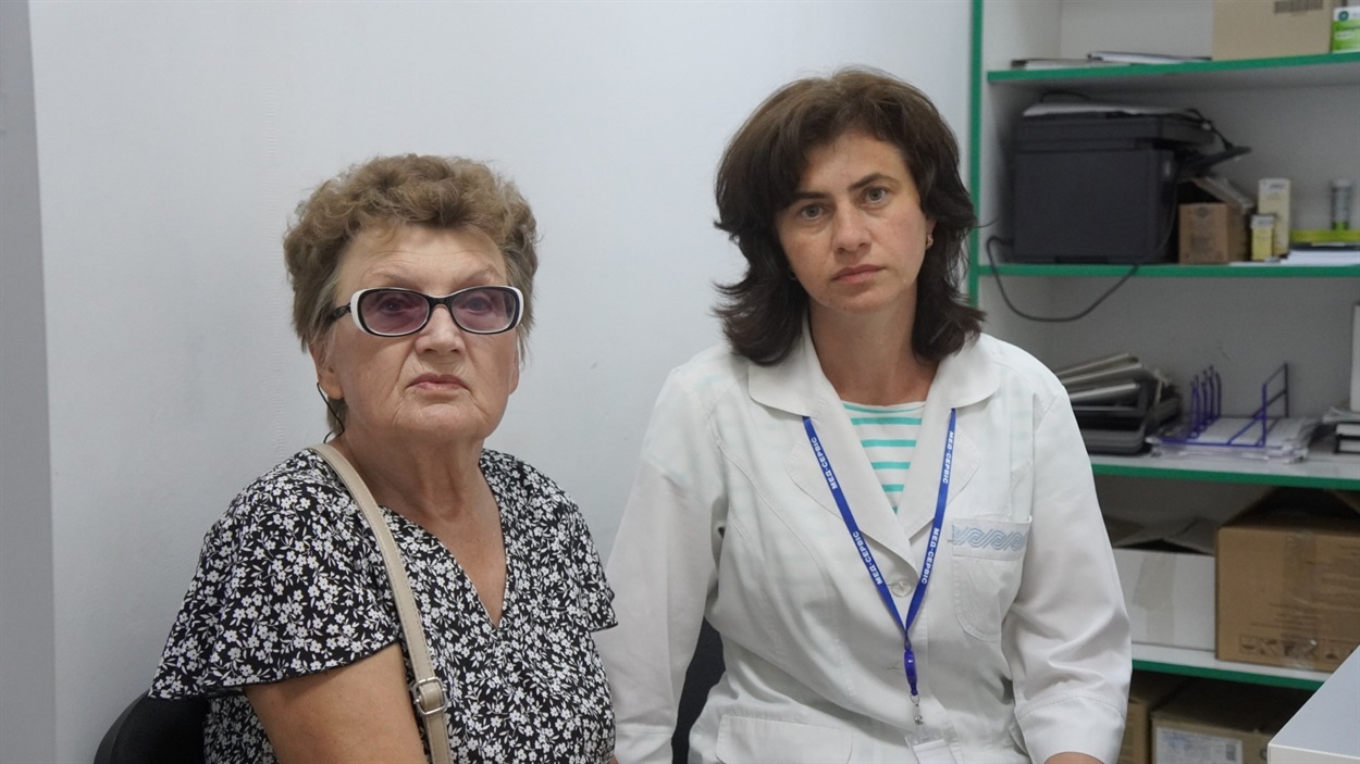 Мама Остапа Левчука Раїса Сергіївна та дружина Ірина Маркіянівна