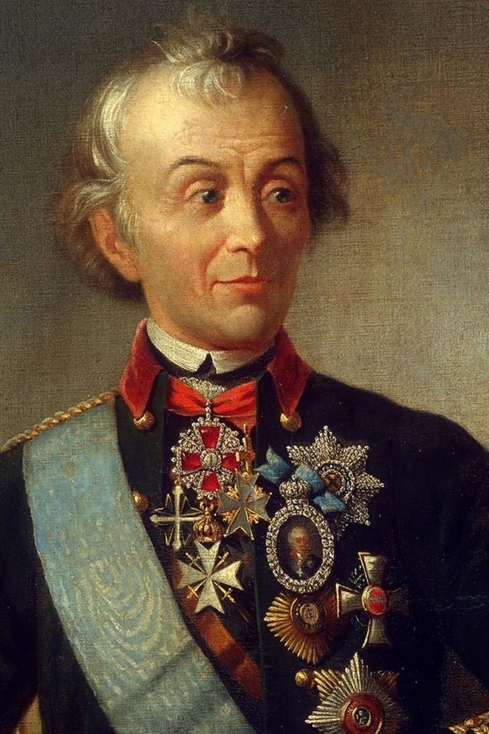 Суворов, портрет з натури 