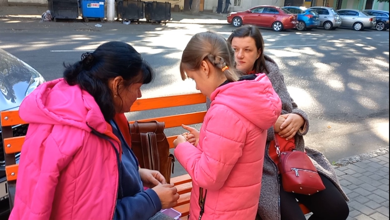 Три покоління родини Тарахтій