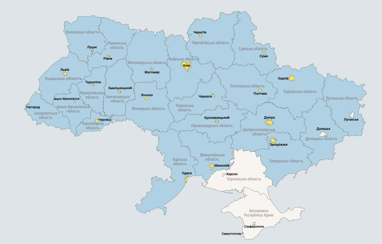 карта Українт