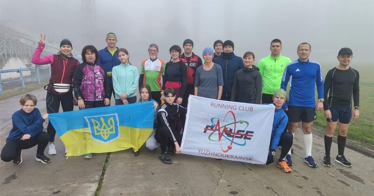 «Годинний біг»: в Южноукраїнську бігали заради ЗСУ