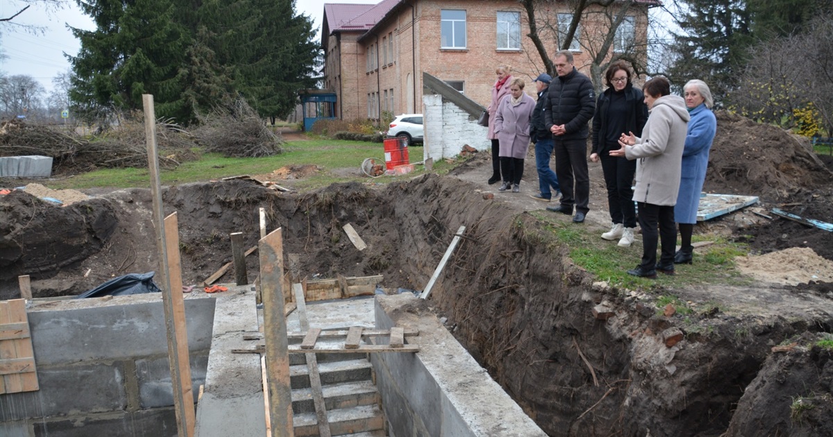 На Переяславщині для учнів Пристромської гімназії будують спеціальне укриття
