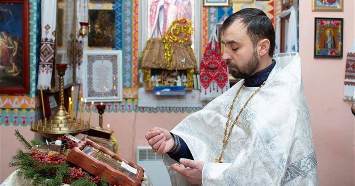 Капелан Дмитро Волошин звершить у Переяславі Різдвяне богослужіння: для цього повернувся з фронту