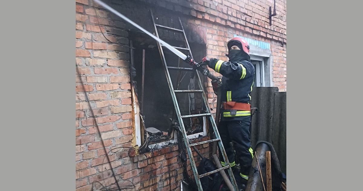 Пожежа в Кагарлику: загорівся житловий будинок