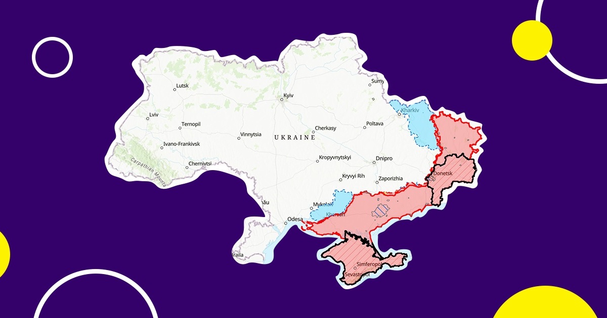 Карта бойових дій та окупованих територій- 2023: сервіси, де можна побачити актуальну інформацію