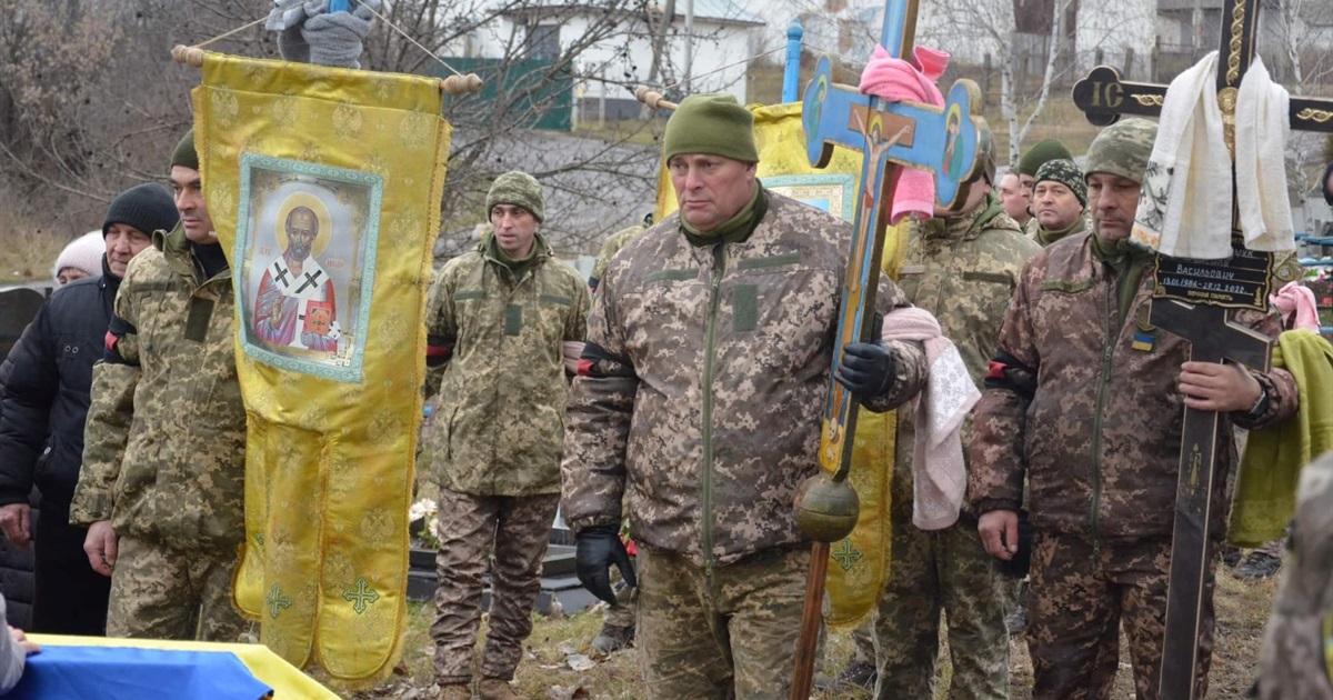 На Балтщині простилися із загиблим на фронті 36-річним Василем Кривовящуком