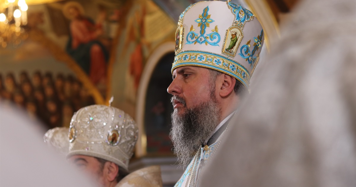 Митрополит Епіфаній звершив богослужіння в Успенському соборі з нагоди свята Хрещення Господнього