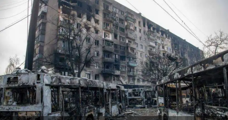 У Маріуполі був знищений увесь комунальний транспорт