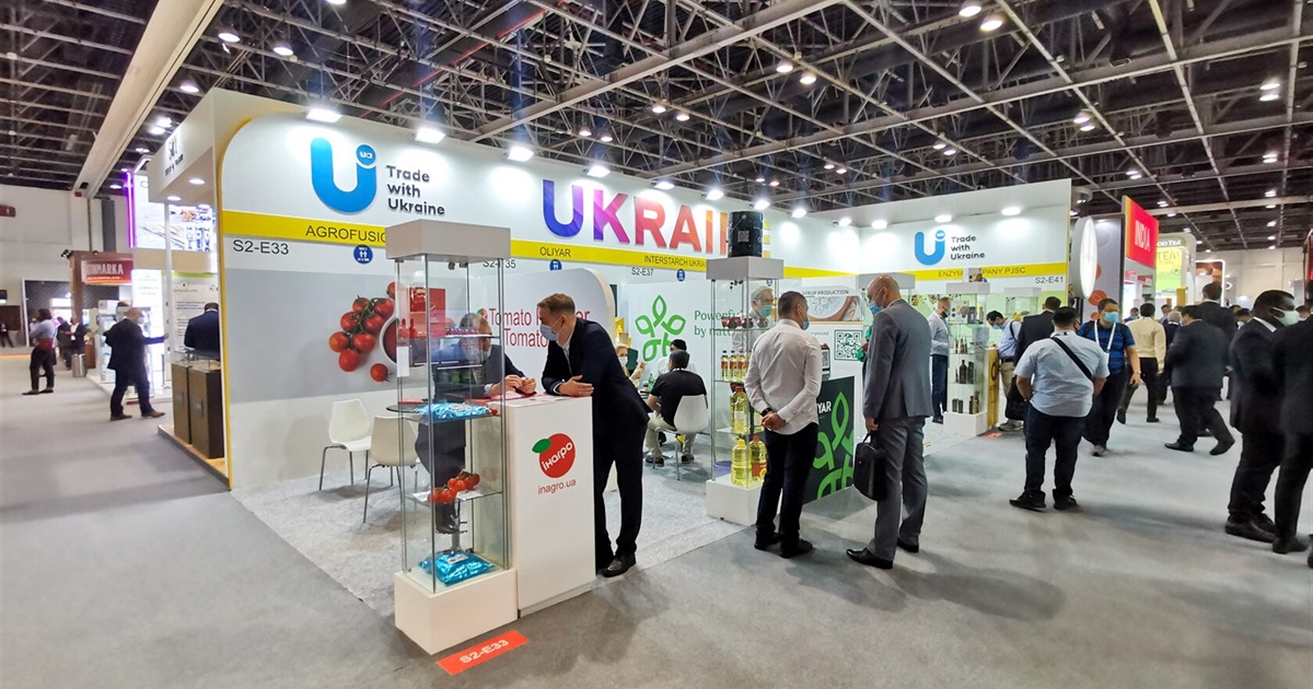Понад 50 українських виробників продуктів харчування презентують продукцію на виставці Gulfood 2023