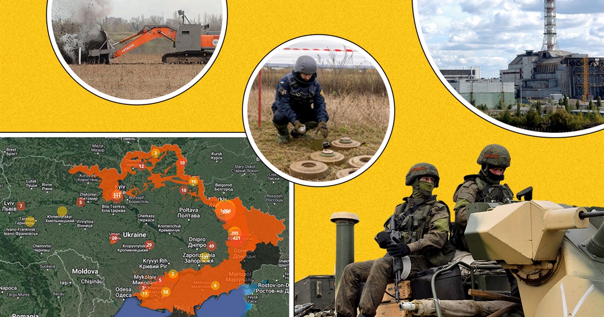Радіація, замінування та інші екологічні проблеми спричинені війною, що хвилюють українців