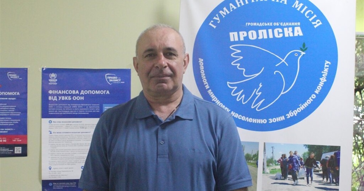 “Найскладніше – це працевлаштування” - Як мешканець Волновахи допомагає переселенцям у Полтаві