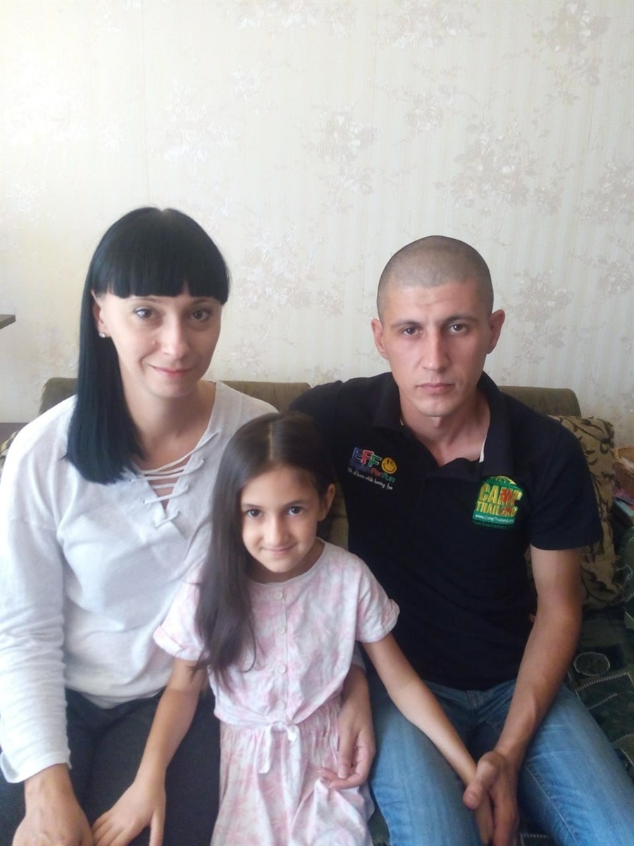 Родина Зінченків у рідному Сєвєродонецьку