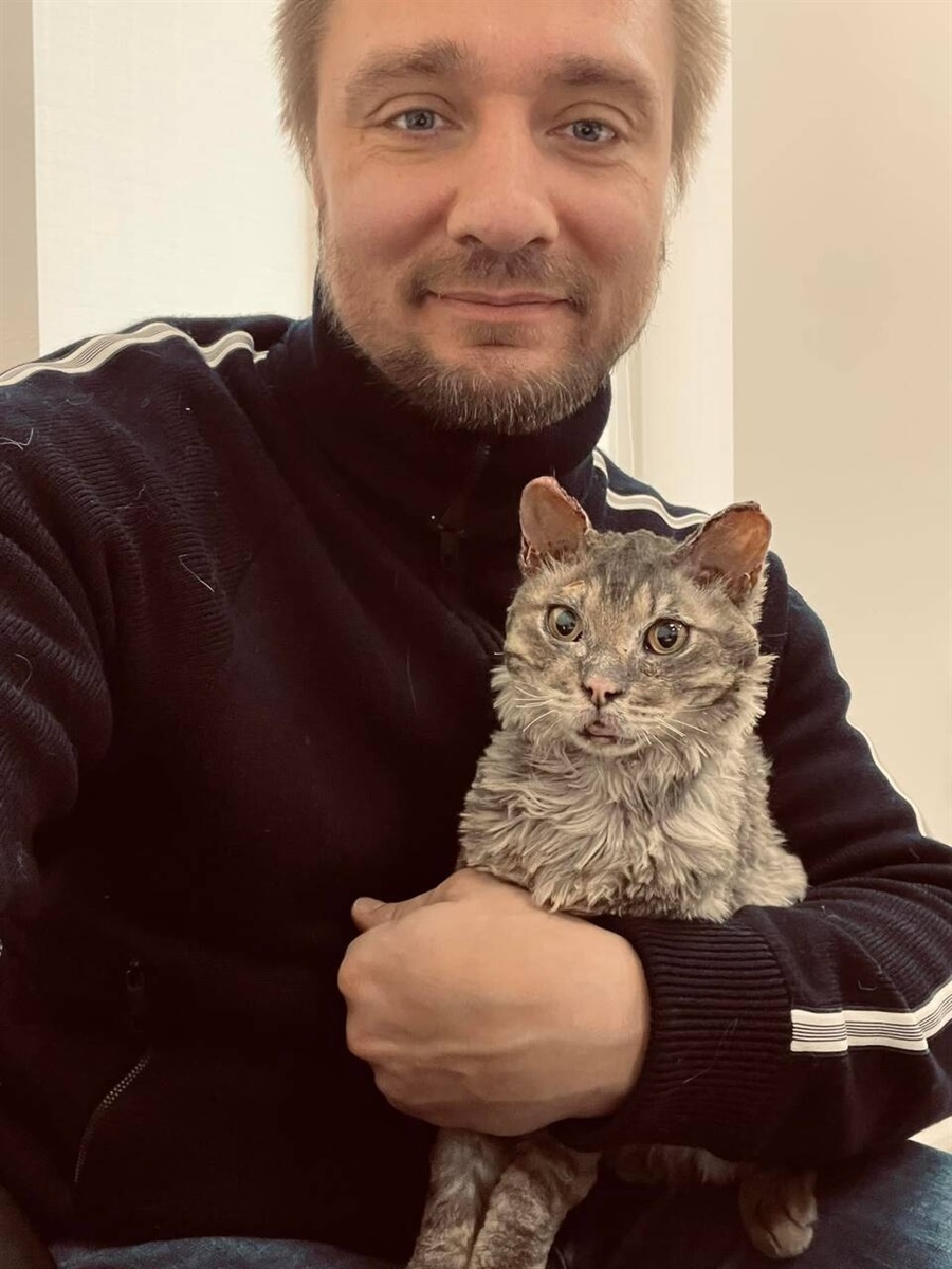 Володимир Крижанівський із новим другом