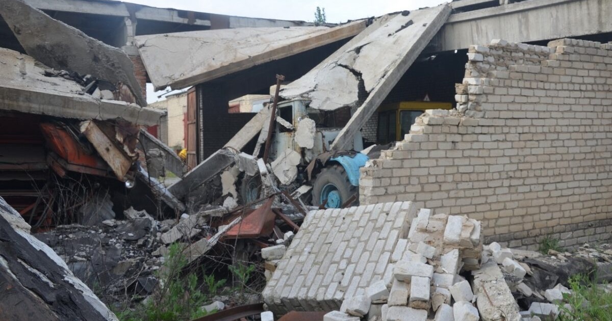 Після деокупації Благодатного росіяни вирішили знищити його артилерією. Фото