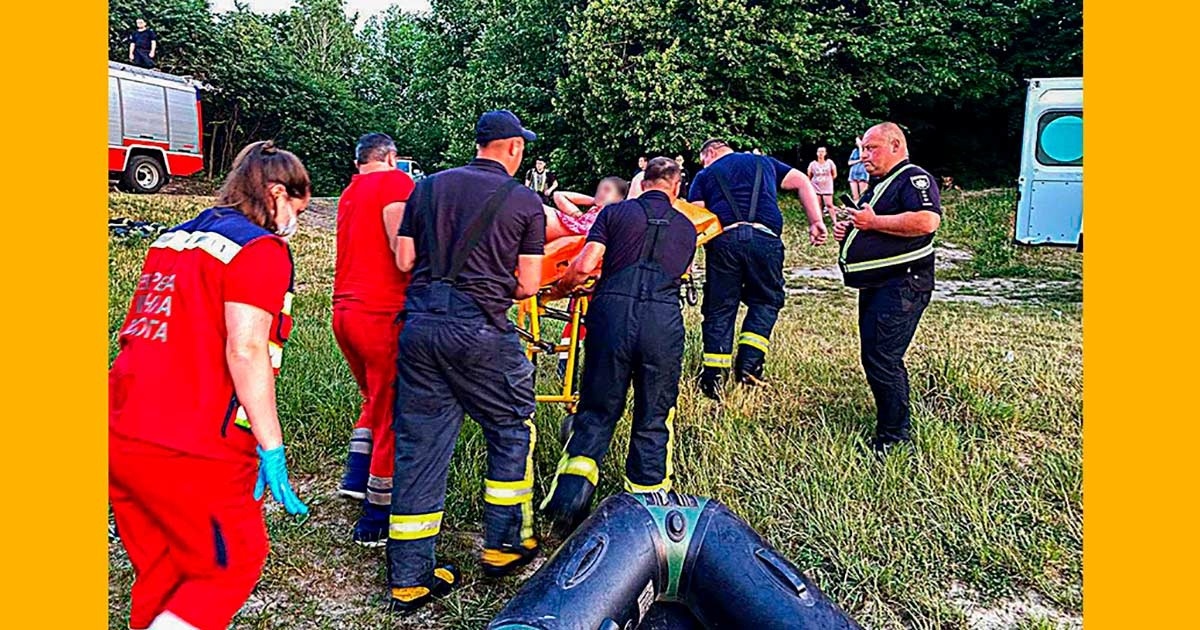 Потрапила до дамби та травмувалася: Кагарлицькі рятувальники врятували жінку