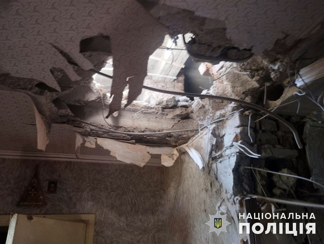 Наслідки російського обстрілу селища Нью-Йорк на Донеччині.
