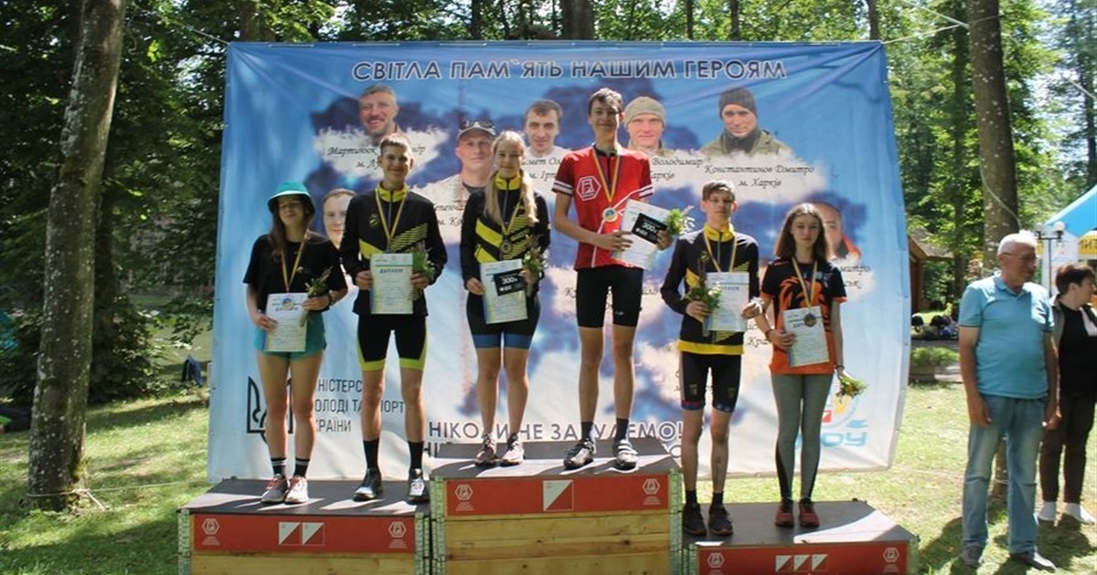 Команда Київщини виборола 7 медалей на чемпіонаті України зі спортивного орієнтування на велосипедах
