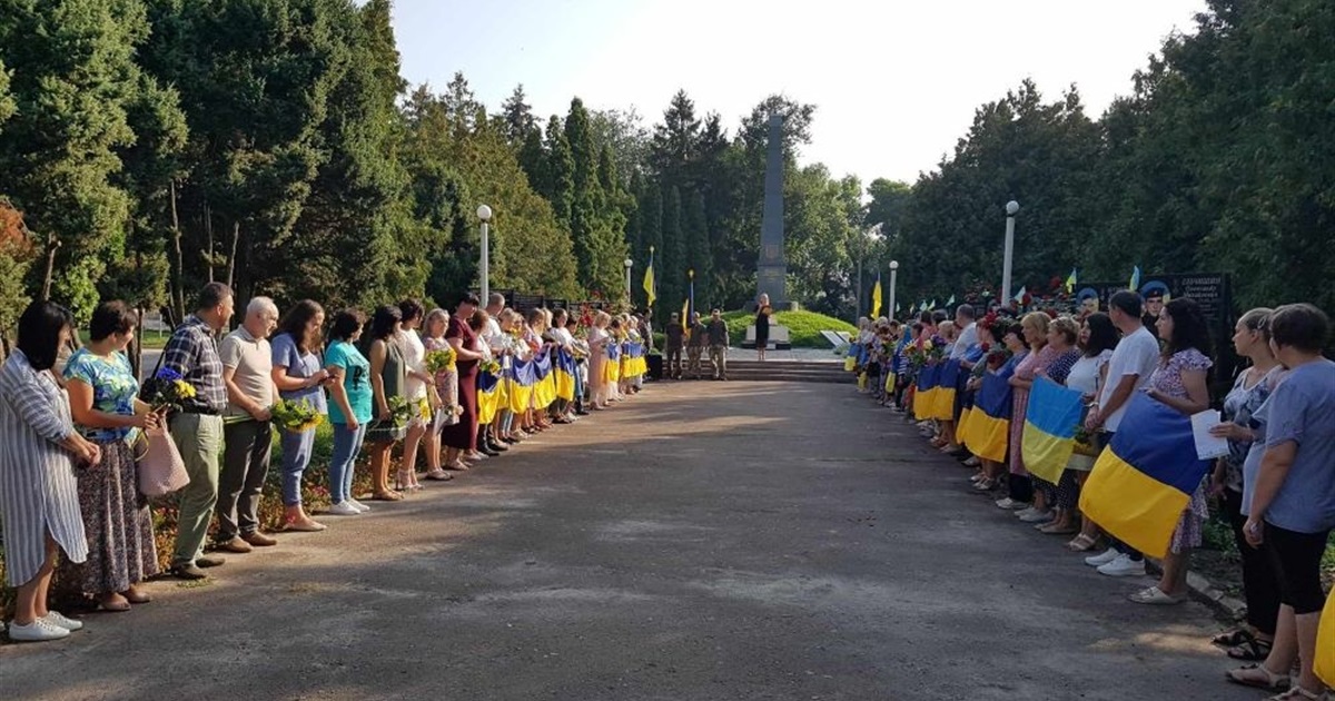 Як у Мені вшанували пам'ять загиблих захисників України