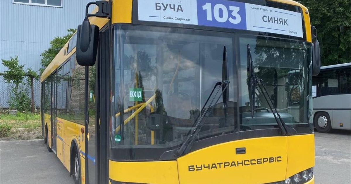 В Бучі запустили автобус №103 по тестовому маршруту: графік руху