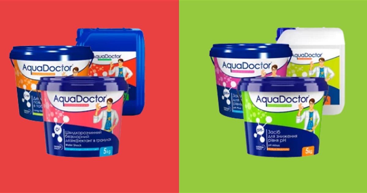 Хімія AquaDoctor – запорука безпечного та приємного купання у басейні