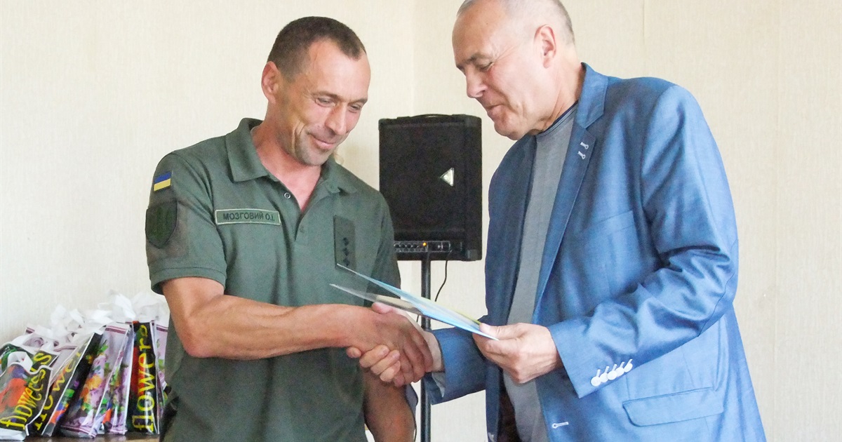 З нагоди Дня захисників та захисниць України в Кагарлику нагороджено військовослужбовців
