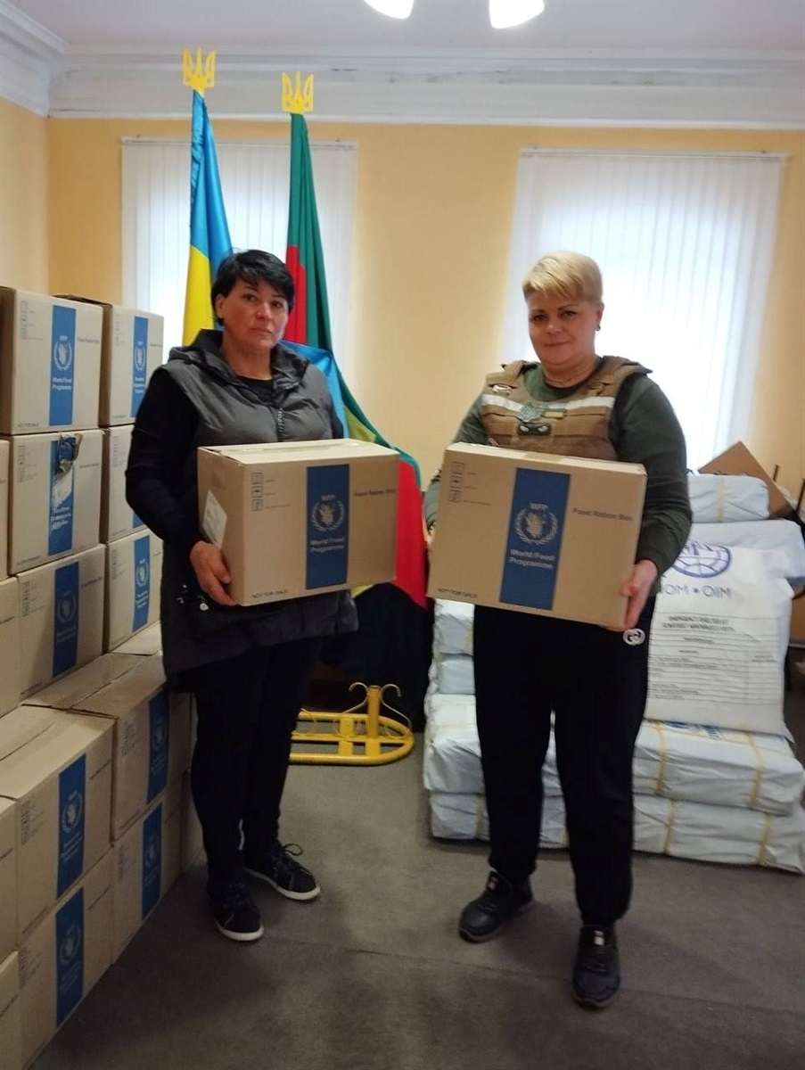 У Нью-Йорку на Донеччині триває видача гуманітарної допомоги