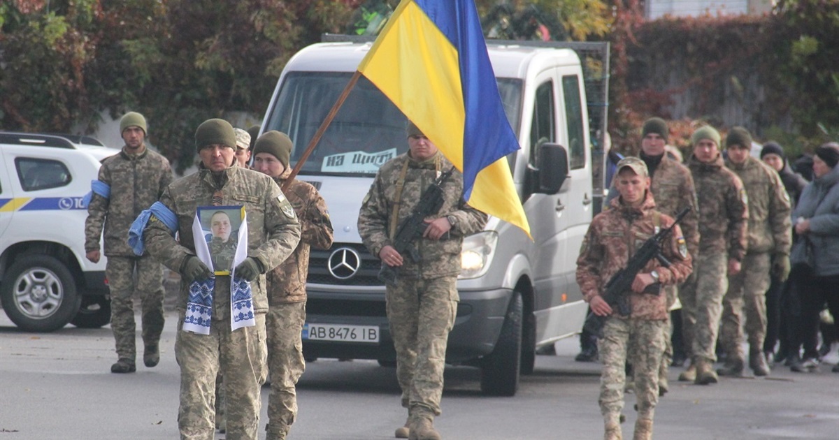 Він був гідним воїном: у Калинівці провели в останню путь Юрія Українця