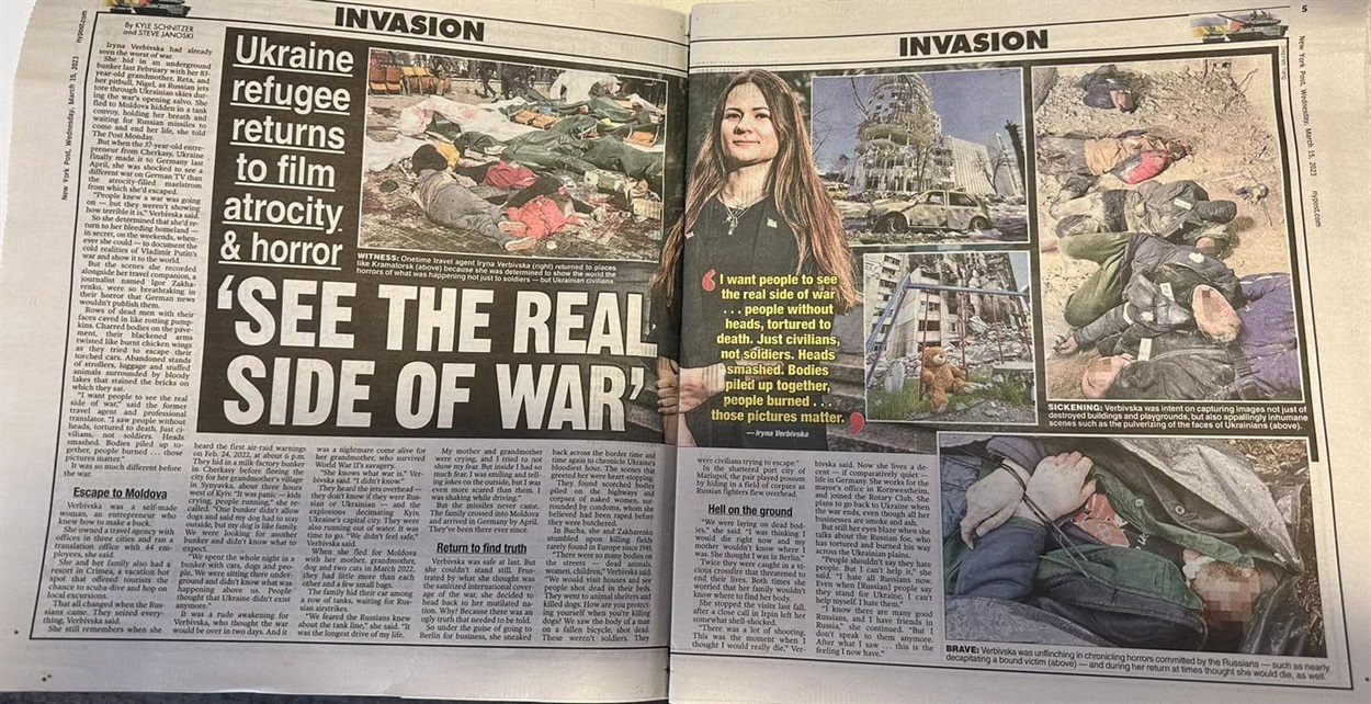 Свідчення Ірини Вербівської в New York Post. 