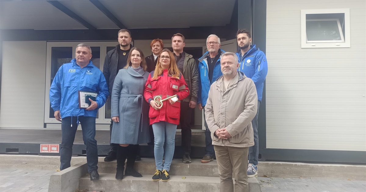 У Бучі відкрили новий модульний корпус "швидкої": яку територію обслуговують медики