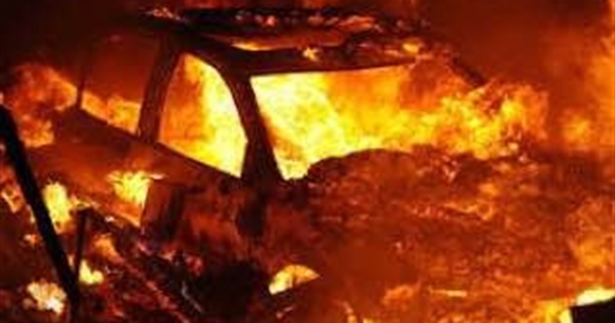 У Бердянську підірвали авто російського окупанта