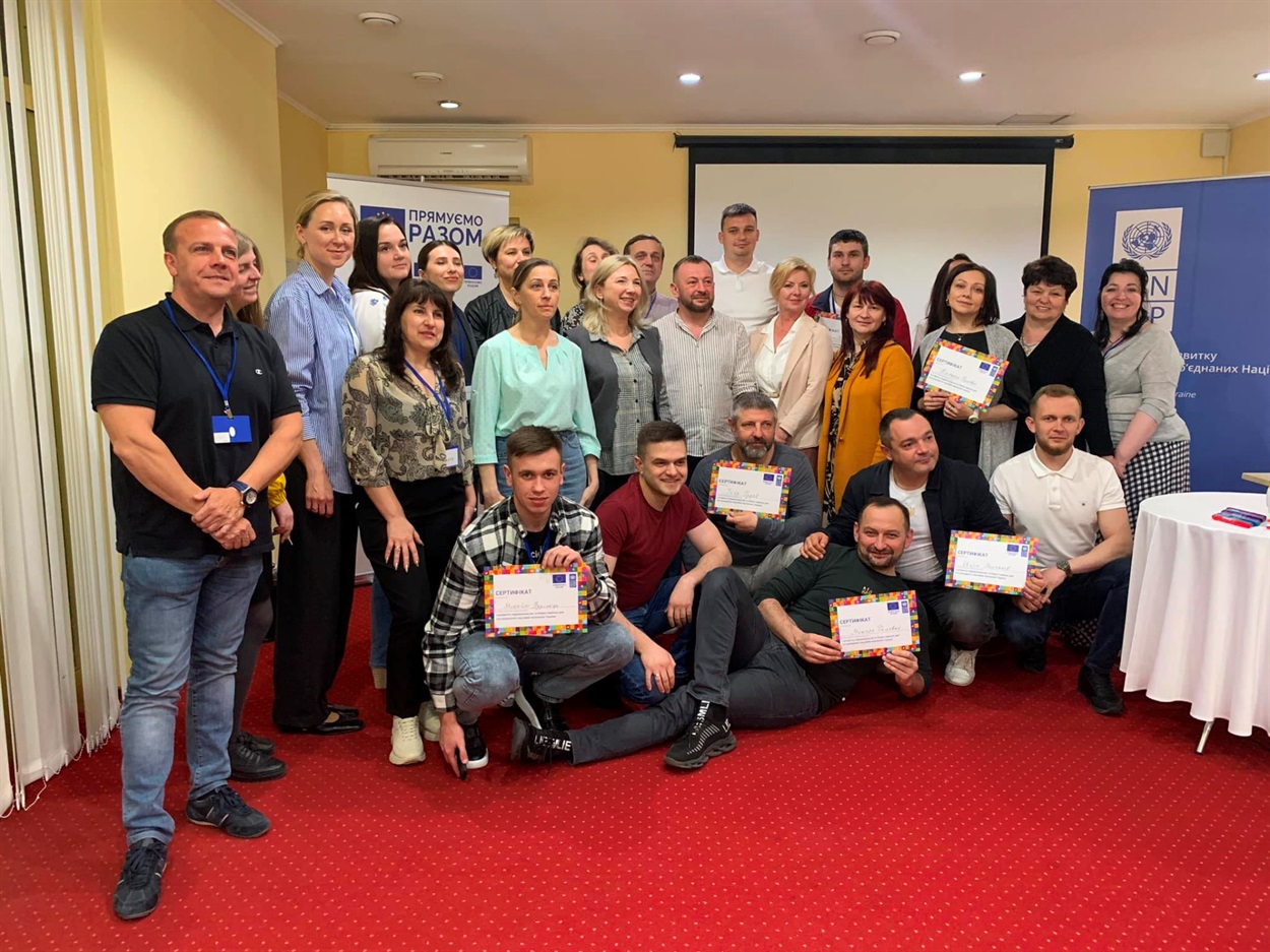 Микола на одному з тренінгів