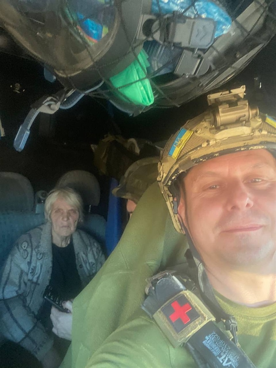 Раїсу Іванівну евакуювали з Авдіївки