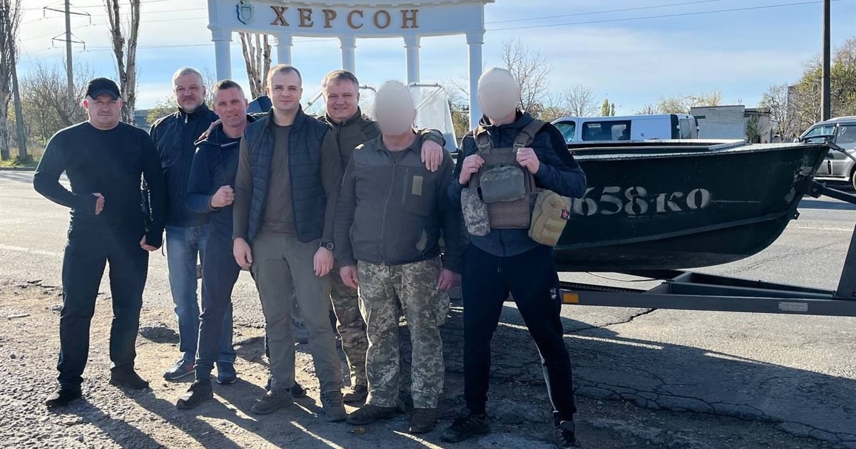 На Херсонщині бригади тероборони отримали від благодійників потужні човни